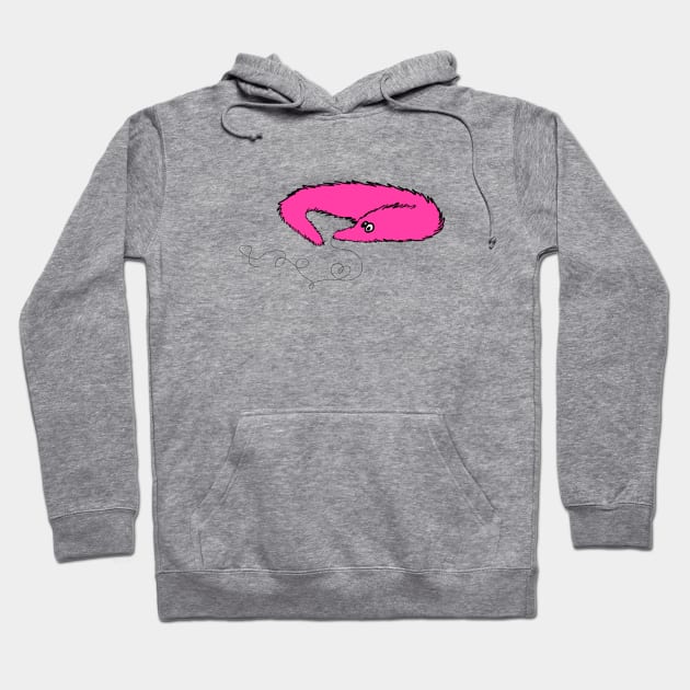 Worm On A String Hoodie by ThePurplePigeon